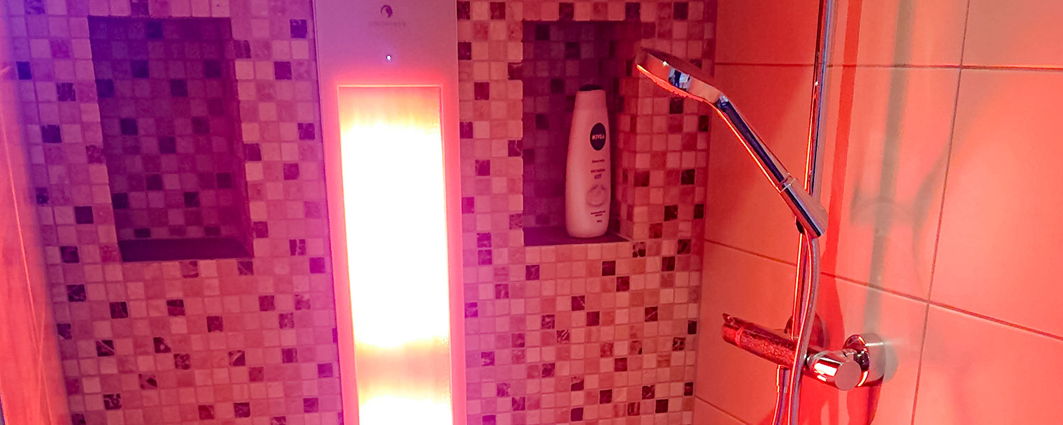 Douche vernieuwen met mozaÃ¯ek